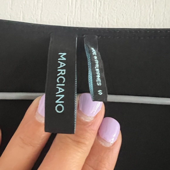 Guess Marciano Draped Jumpsuit Wide Leg Cocktail - Small - Picture 3 of 5